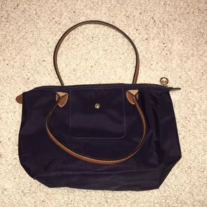 Medium le pilage long champ tote in purple